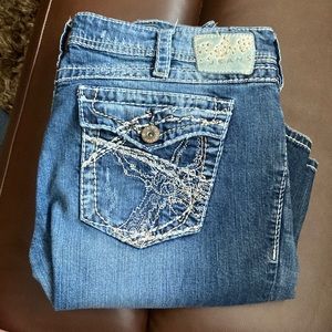 Silver women’s jeans